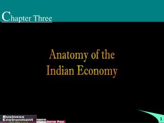 Anatomy of the Indian Economy