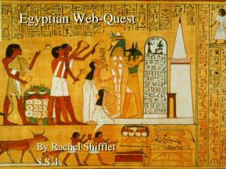 Egyptian Web-Quest