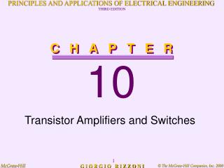 Transistor Amplifiers and Switches