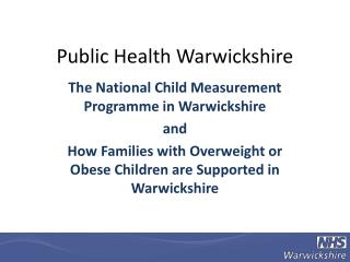 Public Health Warwickshire