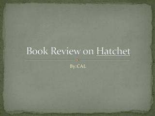 Book Review on Hatchet