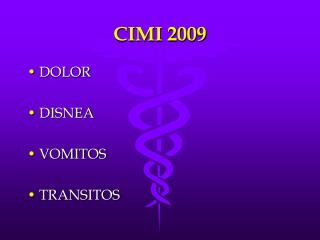 CIMI 2009