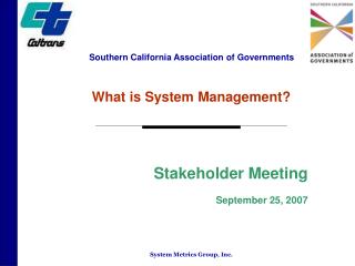 What is System Management?