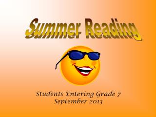 Students Entering Grade 7 September 2013