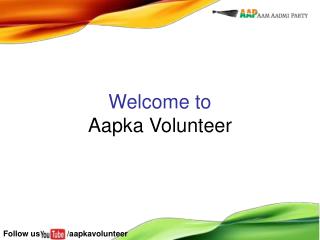 Welcome to Aapka Volunteer