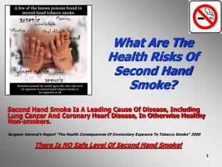 What Are The Health Risks Of Second Hand Smoke?