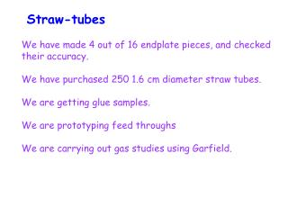 Straw-tubes