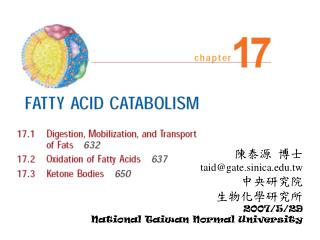 陳泰源 博士 taid@gate.sinica.tw 中央研究院 生物化學研究所 2007/5/29 National Taiwan Normal University