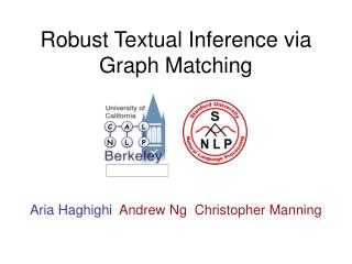 Robust Textual Inference via Graph Matching