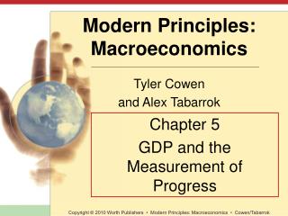 Chapter 5 GDP and the Measurement of Progress