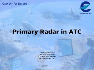 Primary Radar in ATC