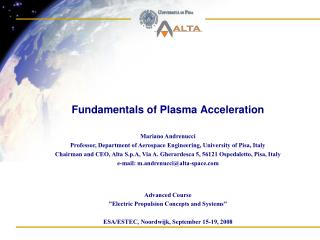 Fundamentals of Plasma Acceleration