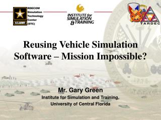 Reusing Vehicle Simulation Software – Mission Impossible?