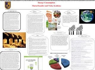 Energy Consumption Maria Fuzailov and Vicky Syatkina