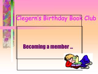 Clegern’s Birthday Book Club