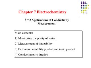 Chapter 7 Electrochemistry