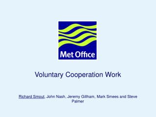 Voluntary Cooperation Work