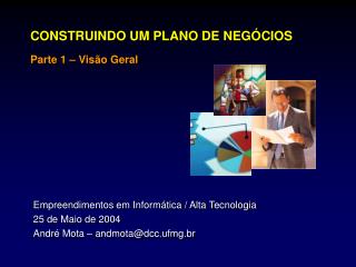 CONSTRUINDO UM PLANO DE NEGÓCIOS