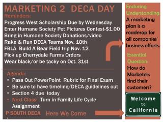 Marketing 2 Deca Day