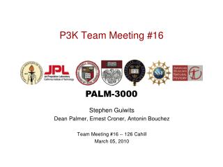 P3K Team Meeting #16