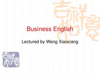 Business English