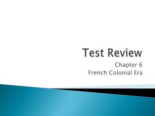 Test Review