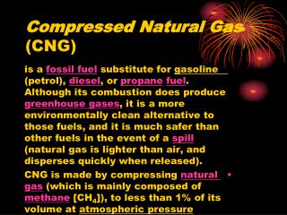 Compressed Natural Gas (CNG)