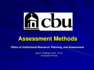 Assessment Methods