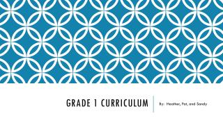 Grade 1 Curriculum