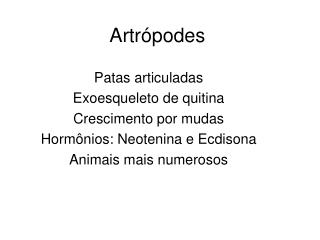 Artrópodes