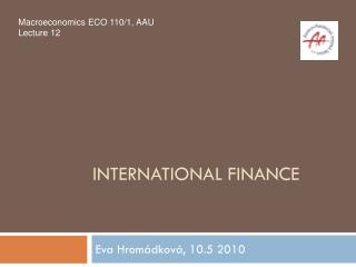 International Finance