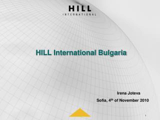 HILL International Bulgaria