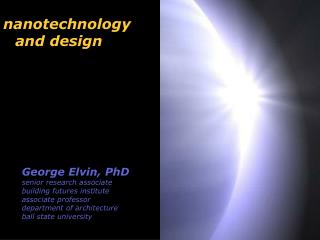 nanotechnology and design