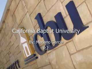 California Baptist University