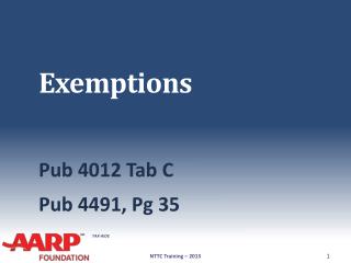 Exemptions