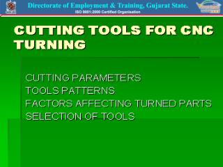 CNC CUTTING TOOL MATERIALS