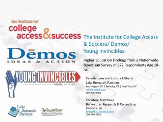 The Institute for College Access &amp; Success/ Demos/ Young Invincibles