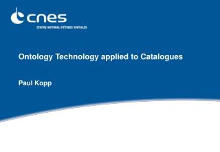 Ontology Technology applied to Catalogues