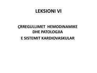 LEKSIONI VI