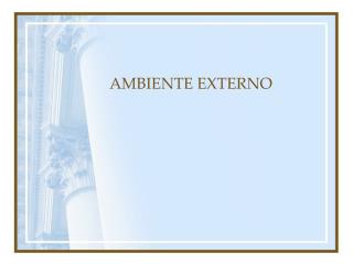 AMBIENTE EXTERNO