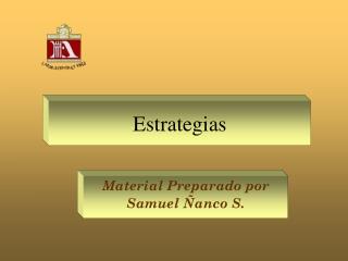 Estrategias