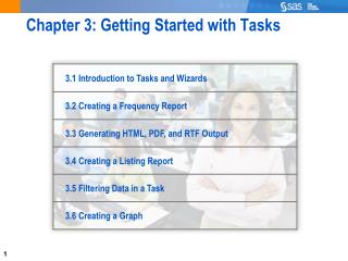 Chapter 3: Getting Started with Tasks