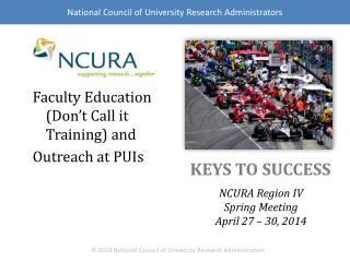 Faculty Education (Don’t Call it Training ) and Outreach at PUIs