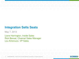 Integration Sells Seats