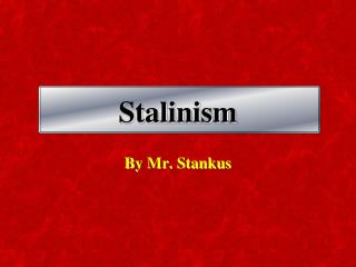 Stalinism