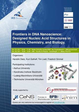 Participating Institutions:  Aarhus University Karolinska Institute Stockholm