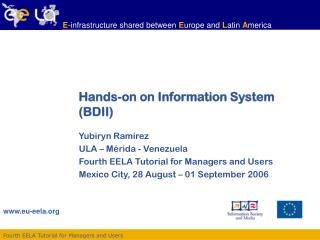 Hands-on on Information System (BDII)