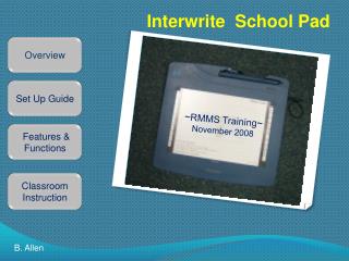 Interwrite School Pad