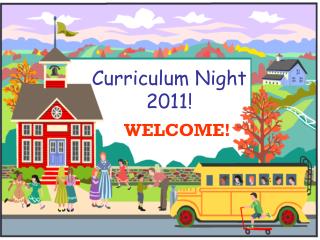 Curriculum Night 2011!