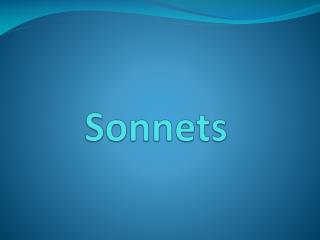 Sonnets